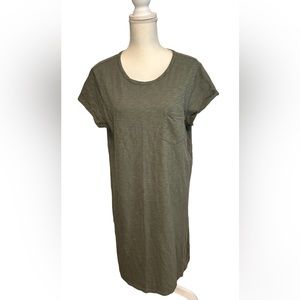 EUC GAP Pocket T-Shirt Dress (Hunter Green)